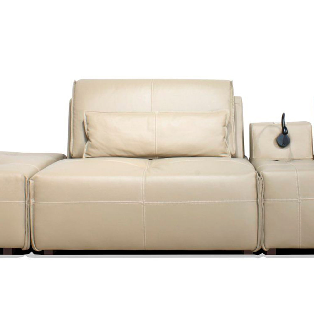 Sofa-Yale-2-Lugares---Puff-e-Console-com-Luminaria-Couro-Perola-390cm---69948-