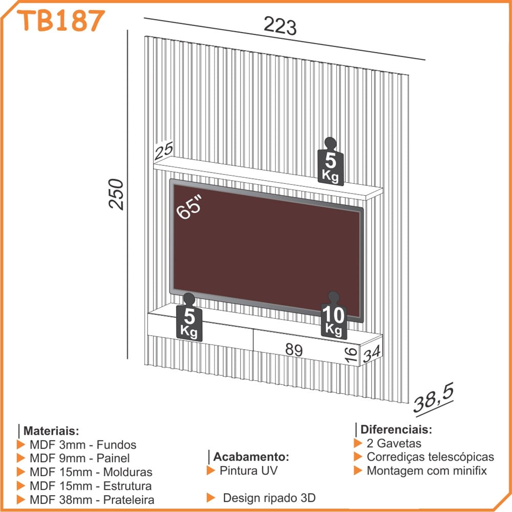 Painel-Suspenso-Roof-TB187-Ripado-cor-Freijo-e-Off-White-com-2-Gavetas-223-cm---69990