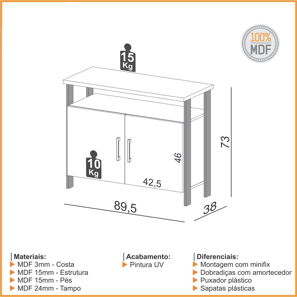 Balcao-Cleveland-em-MDF-2-Portas-cor-Freijo-e-Preto-Fosco-90-cm---64592