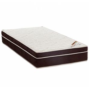 Colchao Exclusive Ortopedico Solteiro Marrom e Branco (Gelo) 78cm - 70108