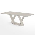 MesaJantarTrevisoBaseLacaBrancaeTampoBrancoAcetinado220cm70170MesaJantarTrevisoBaseLacaBrancaeTampoBrancoAcetinado220cm70170