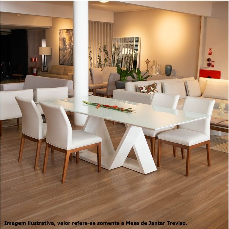 MesaJantarTrevisoBaseLacaBrancaeTampoBrancoAcetinado220cm70170MesaJantarTrevisoBaseLacaBrancaeTampoBrancoAcetinado220cm70170