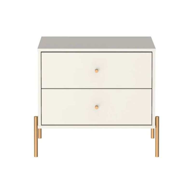 MesaCabeceirajasperoffwhitecomduasgavetasfoscodourado