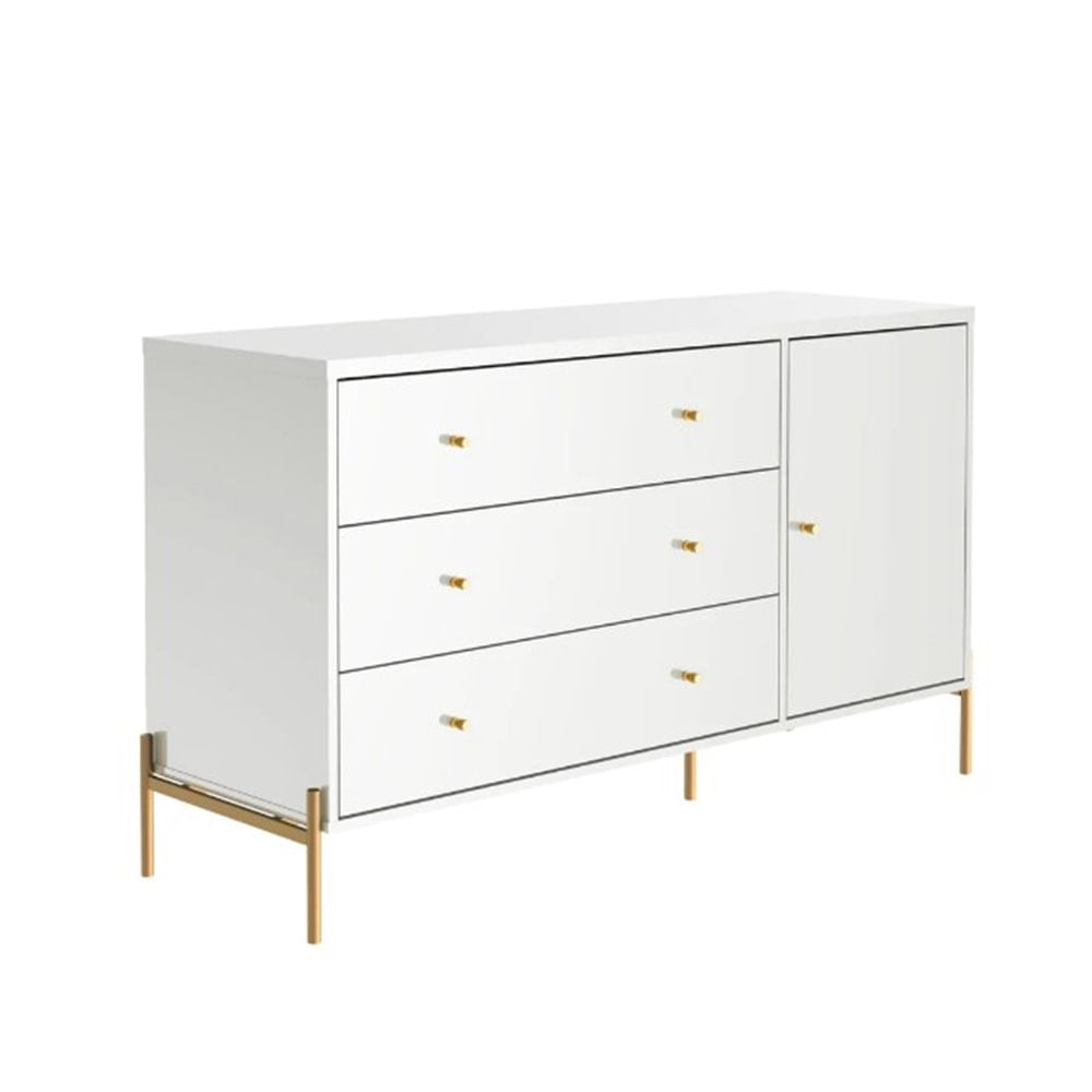 Comoda-Jasper-Branco-Gloss-Base-Dourado-135-MT---69383