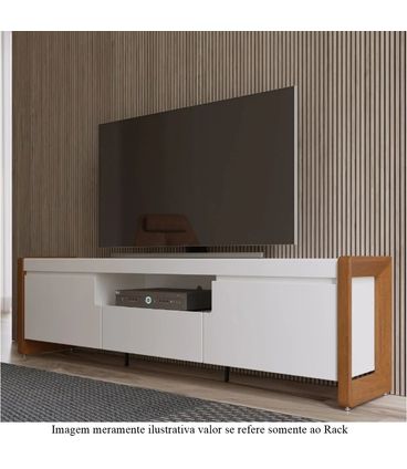 Rack Bristol Off White Fosco Base Natural 2,20 MT  - 69759