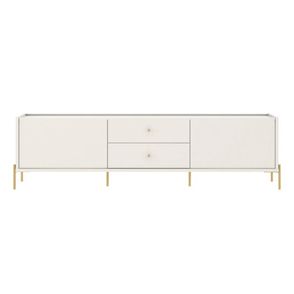 Rack Jasper Off White Fosco Base Dourado 2,20 MT - 69773