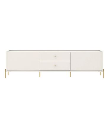 Rack Jasper Off White Fosco Base Dourado 2,20 MT - 69773