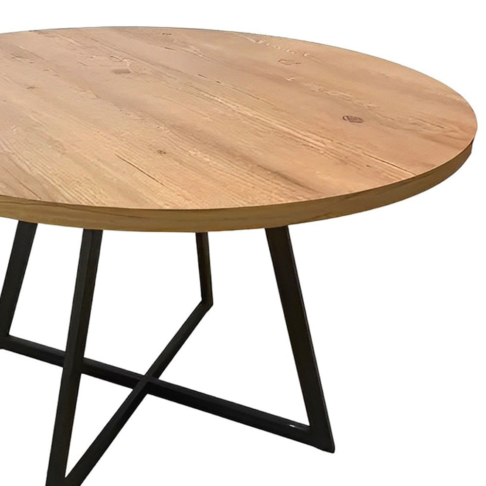 Mesa-de-Jantar-Belgo-com-Tampo-Mel-e-Base-Preta-200cm-de-largura---70253