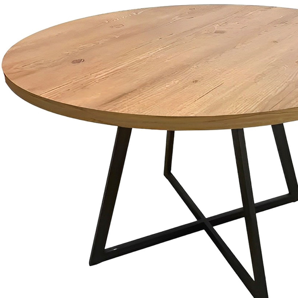 Mesa-de-Jantar-Belgo-com-Tampo-Mel-e-Base-Preta-200cm-de-largura---70253