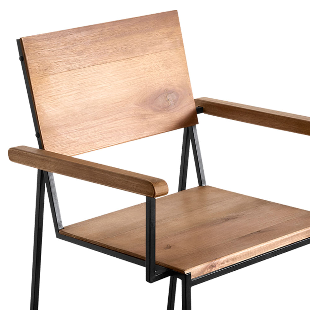 Cadeira-Rumba-Industrial-em-Madeira-Mel-e-Base-Preta-de-aco-com-Braco-com-55cm-de-largura---70347-