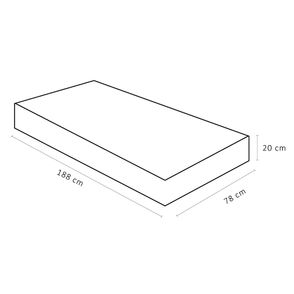 Colchao Physical Ultra Resistente Solteiro (78X188X20) - 70365