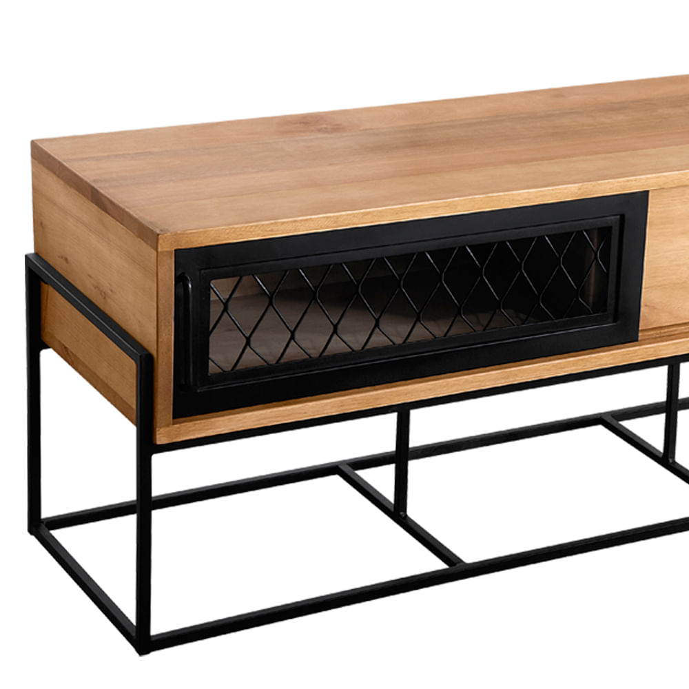 Home-Rumba-Industrial-em-Madeira-Mel-e-Base-Preta-com-139cm-de-largura---70372