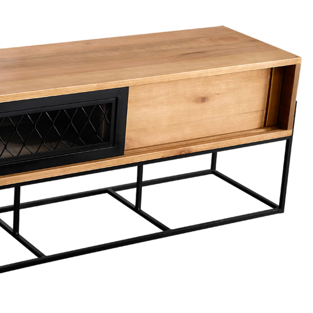 Home-Rumba-Industrial-em-Madeira-Mel-e-Base-Preta-com-139cm-de-largura---70372