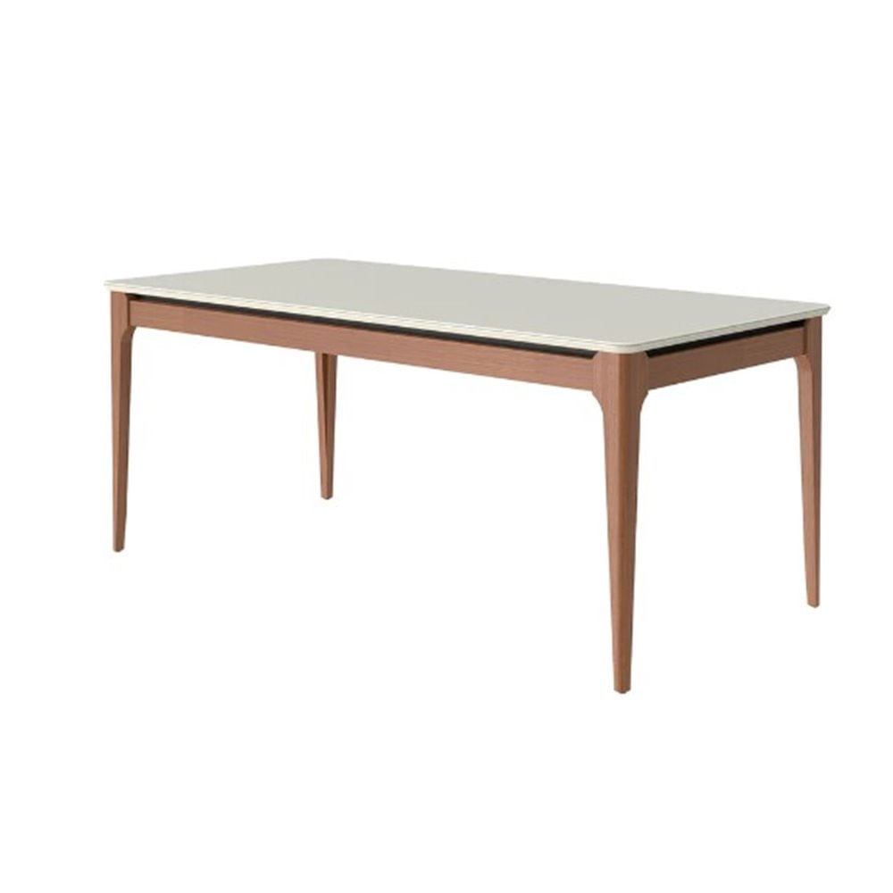Mesa-Addar-Tampo-com-Vidro-Cor-Off-White-Fosco-Base-Natural-180cm---70421
