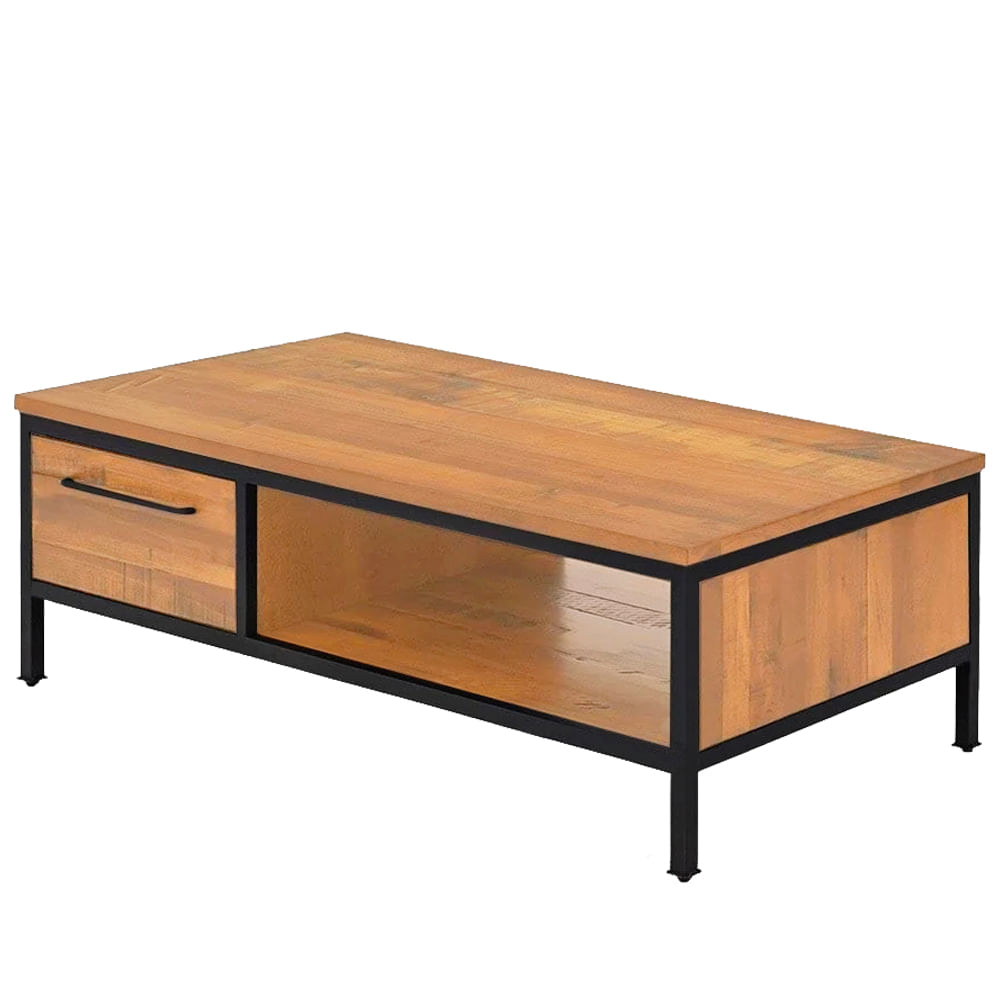 Mesa-de-Centro-Teka-Industrial-em-Madeira-Mel-e-Base-Preta-com-90cm-de-largura---70429