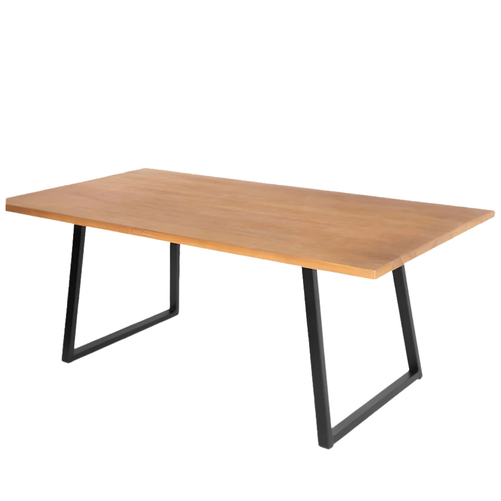 Mesa-de-Jantar-Londres-Tampo-Mel-Base-Preta-240cm---70449-