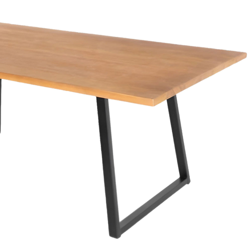 Mesa-de-Jantar-Londres-Tampo-Mel-Base-Preta-240cm---70449-