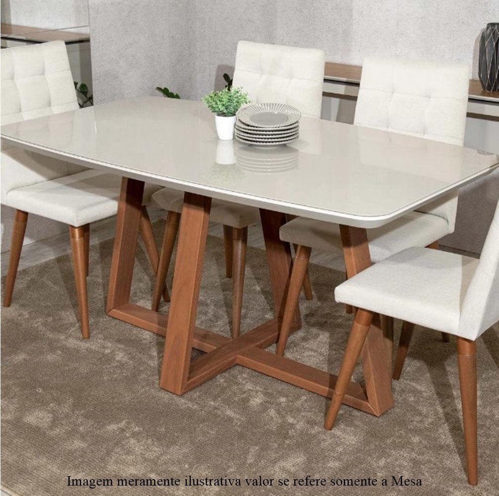 Mesa-Bennett-Tampo-Vidro-Cor-Off-White-Gloss-Base-Natural-180cm---70475