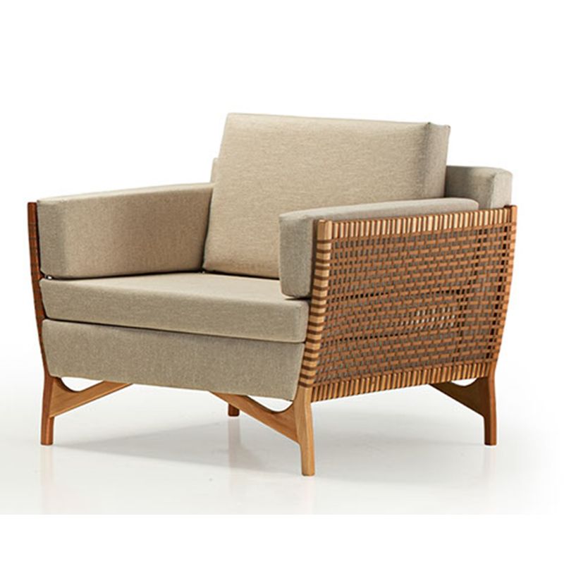 PoltronaCutieAssentoAlgodaoCordaFitaEstruturaMadeiraCedro85cm70555