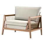 PoltronaPlenoAssentoAlgodaoCordaChataEstruturaMadeiraCedro85cm70574