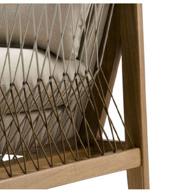 PoltronaPlenoAssentoAlgodaoCordaChataEstruturaMadeiraCedro85cm70574