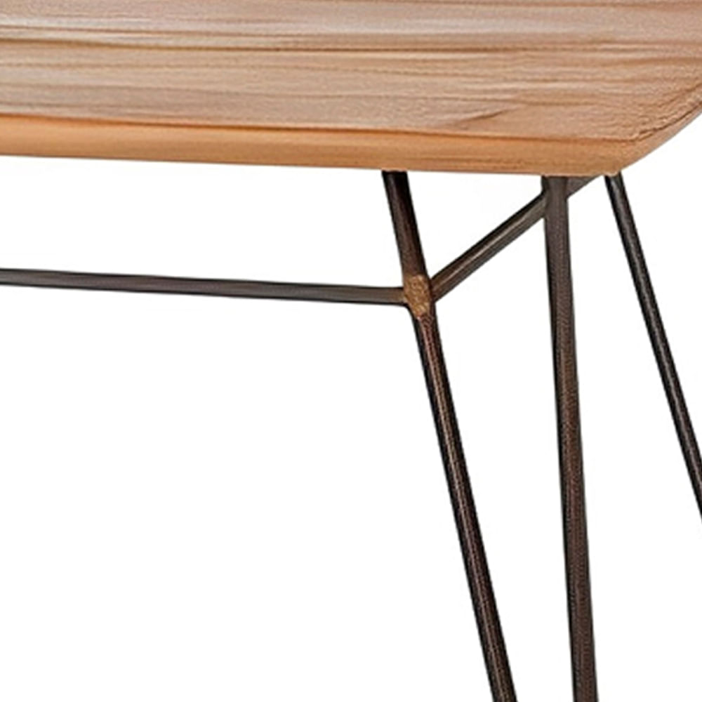 Mesa-de-Jantar-Luxor-em-Madeira-Mel-com-Base-de-Aco-Preta-180-cm-de-largura---70597