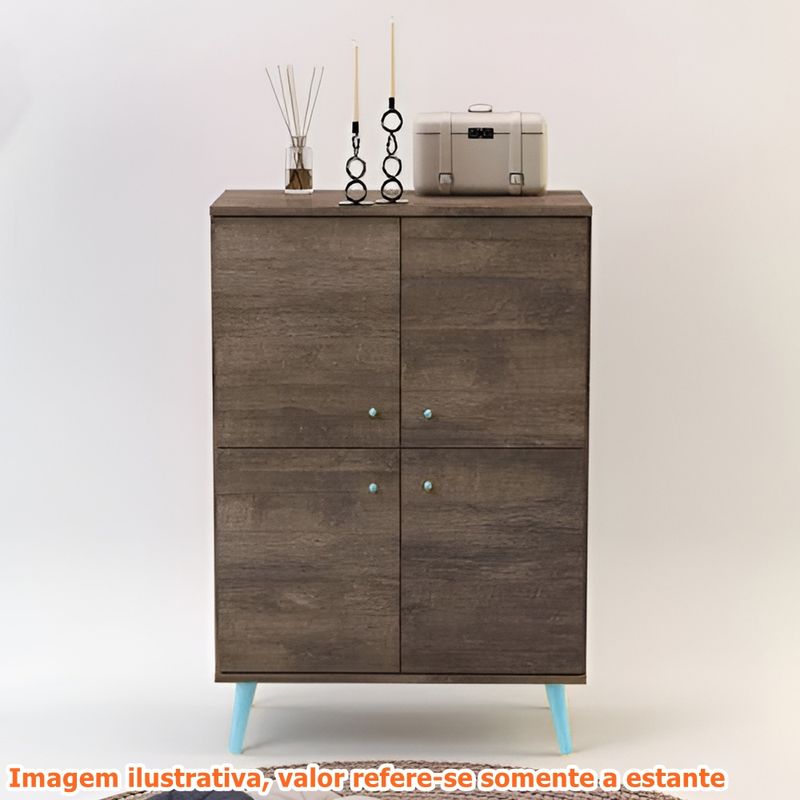 EstanteUnique4PortascorRobleImperialcomPesAzuis83cm33425