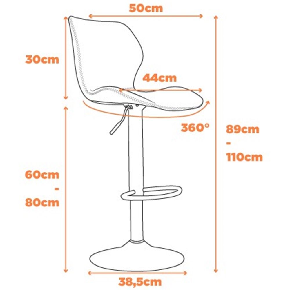Banqueta-Bristol-Couro-Ecologico-Preto-com-Base-Disco-Ajustavel-110cm---70772