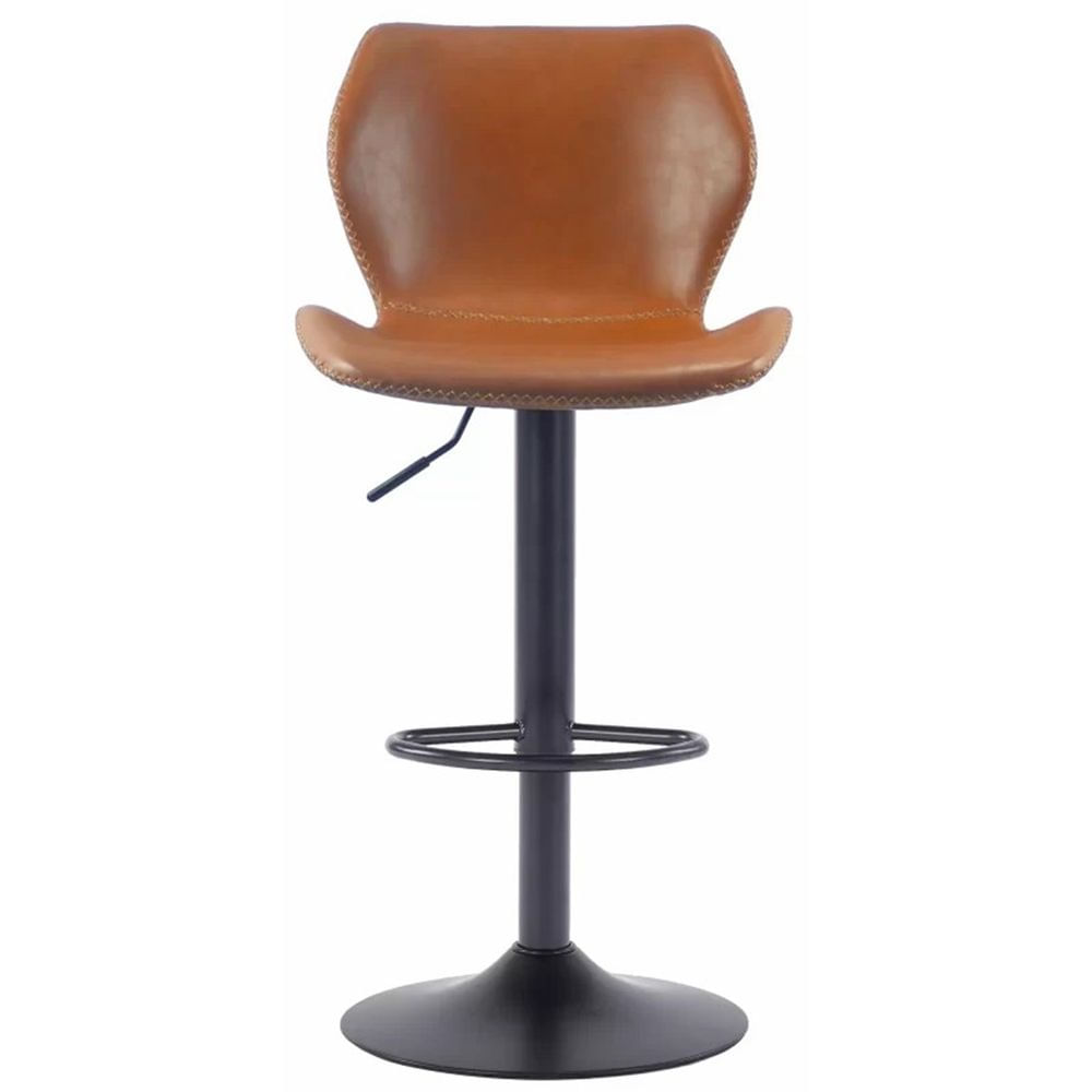 Banqueta-Bristol-Couro-Ecologico-Caramelo-com-Base-Disco-Ajustavel-110cm---70772