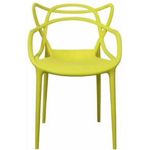 Kit 4 Cadeiras Aviv em Polipropileno Amarelo - 70862