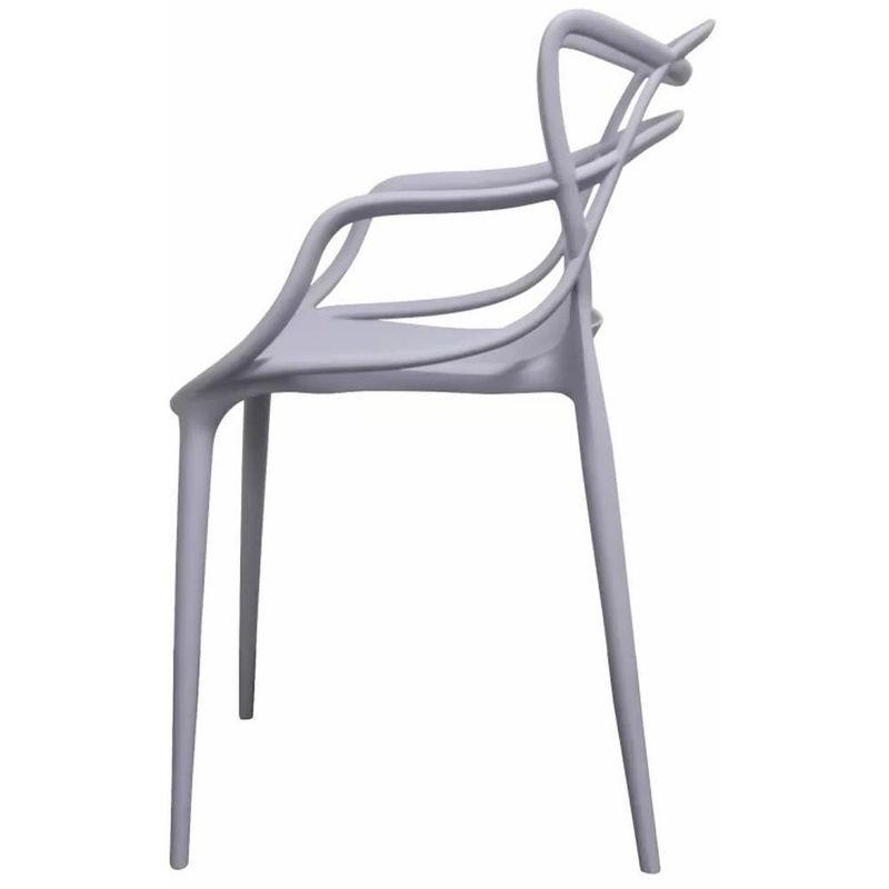 Kit4CadeirasAvivemPolipropilenoCinza70864