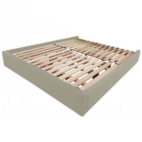 Cama Oslo em Tecido Marrom para Colchão King 193cm - 70903