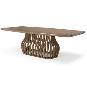 Mesa Jantar Heos TTampo Barril e Base Imbuia 200cm - 70958