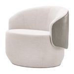 PoltronaAnandaGiratoriaBegeClaroAcabamentoCourinoCinza75cm61784