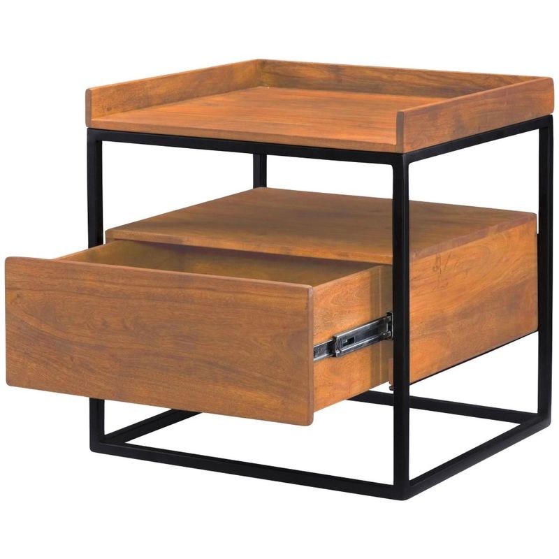 MesadeCabeceiraAurora1GavetaTampoMelBasePreta60cm62474