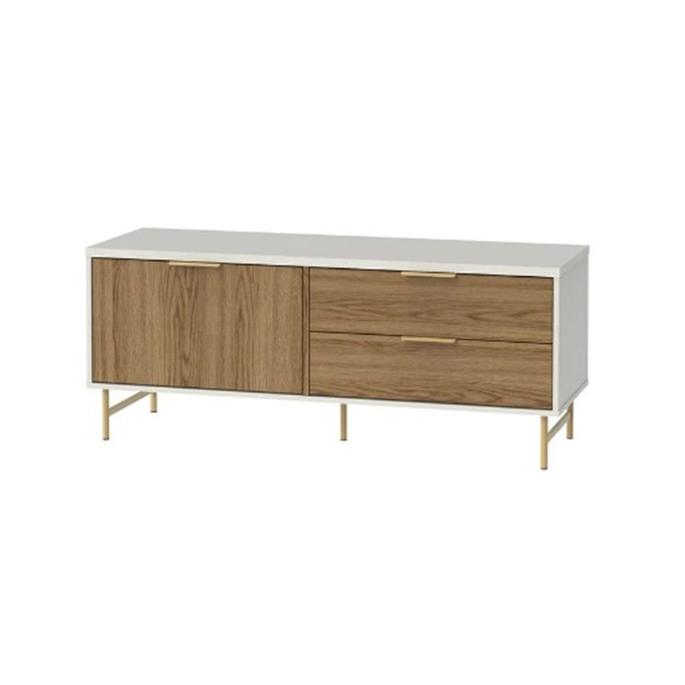 Rack-Yves-2-Gavetas-Cor-Off-White-Com-Dourado-135cm---71109