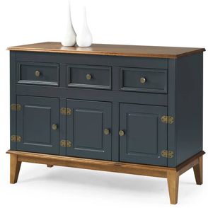 Buffet Antoine 3 Portas e 3 Gavetas Azul Petróleo 114cm - 67876