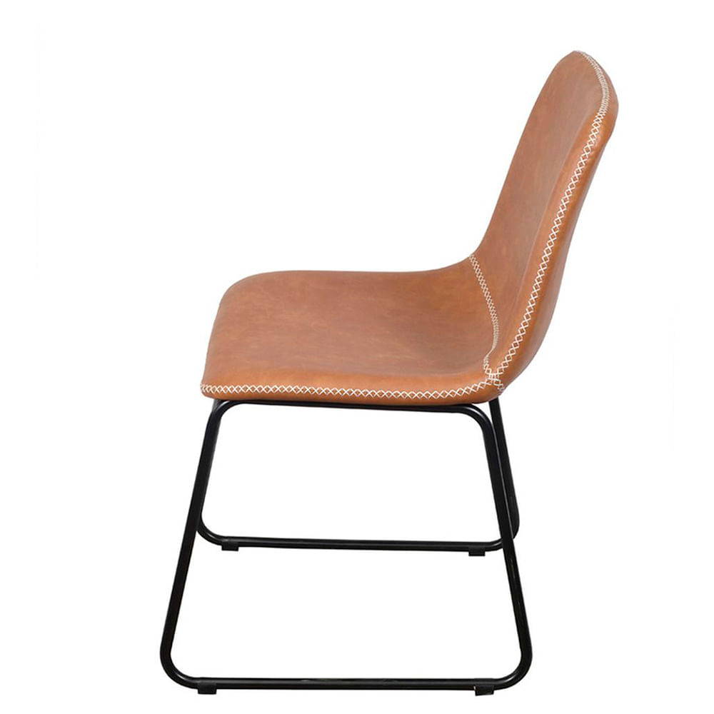 Cadeira-Verner-Estofada-PU-Caramelo-Base-Aco-Preto---71512