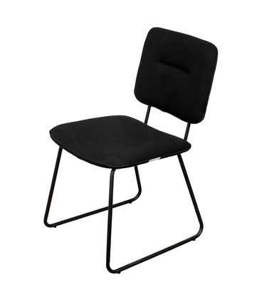 Cadeira Batur PU Preto Base Aco Preto - 71529