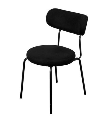 Cadeira Taal PU Preta Base Aco Preto - 71539