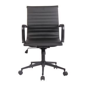Cadeira Office Sevilha Couríssimo Preto Base Aço Preto - 72028