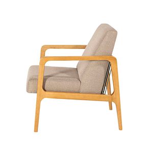 Poltrona Lilac Marrom Fita Verde Base Verniz Mel - 72199