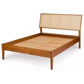 Cama Casal Vicenca cor Mel 151cm - 62763