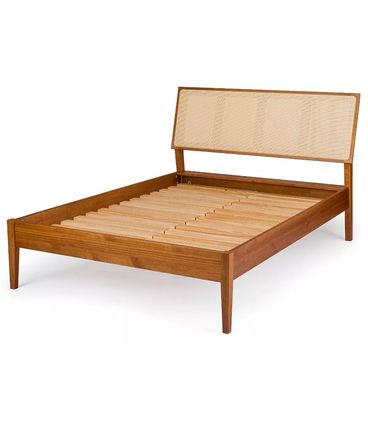 Cama Casal Vicenca cor Mel 151cm - 62763