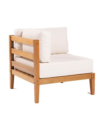 Conj. Sofa de Canto Cru Ripado + Mesa Centro Cannes Mel - 72242