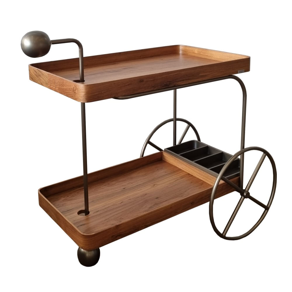 Carrinho-Bar-Prado-Bandejas-cor-Castanho-com-Estrutura-Champanhe-100cm---72358