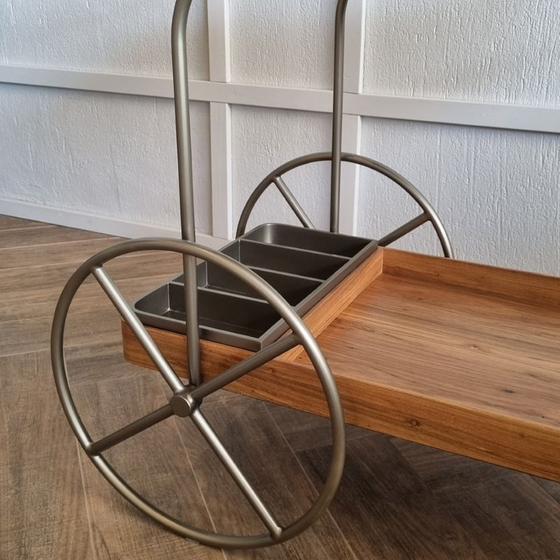 CarrinhoBarPradoBandejascorCastanhocomEstruturaChampanhe100cm72358