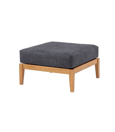 Conj. Puff Preto + Mesa De Centro Cannes Base Mel - 72434