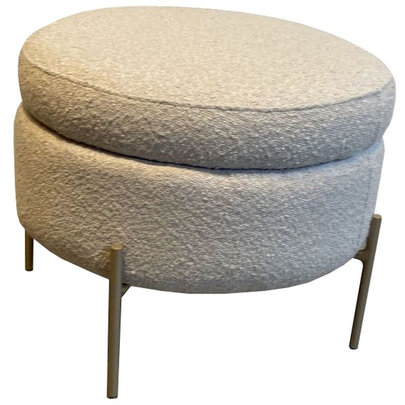 PuffSolisEstofadoTecidoCrucomPesChampanhe54cm72339