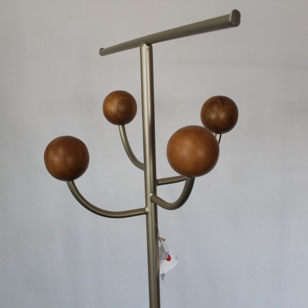 Cabideiro-Ekko-Estrutura-Bronze-Light-com-Base-Amendoa-Suave-165-cm---72367